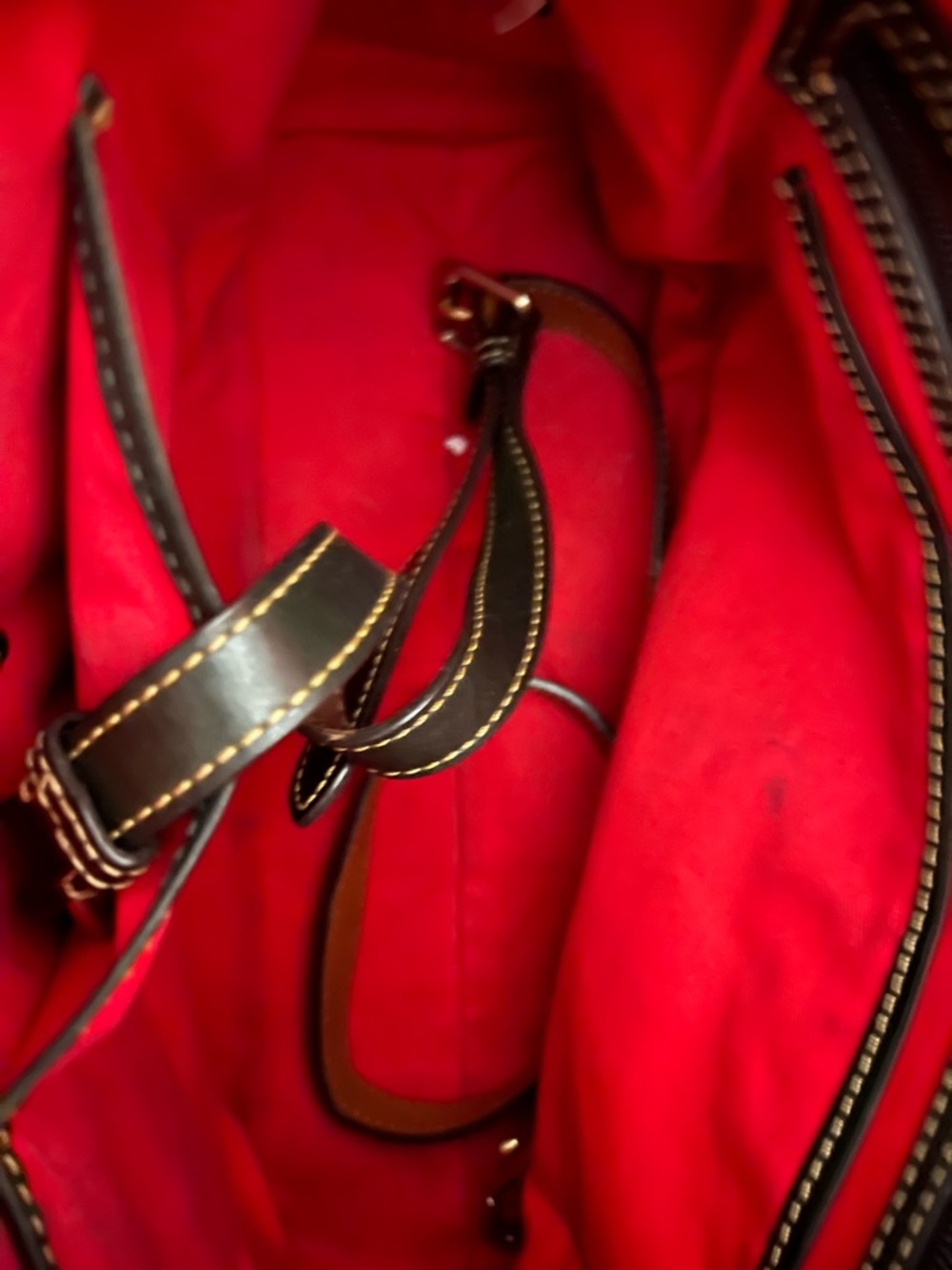 Dooney & Bourke Ivy Green Florentine Leather Satchel - Picture 7 of 10